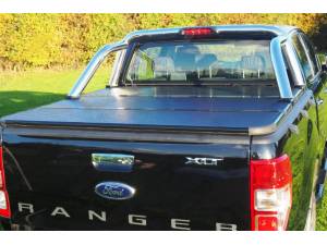 Крышка алюминиевая трехсекционная HTF на Ford Ranger T6 (2012-)